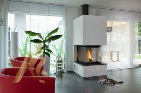 Üç Yönü Açık U Tipi Şömine Zümre 71309