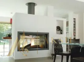 İki Yönü Açık Şömine Eliz 8002