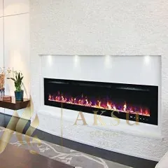 AKS 09-BG 100B ELEKTİRKLİ ŞÖMİNE 254 LÜK
