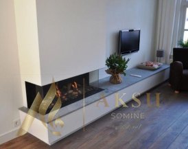 Üç Yönü Açık U Tipi Şömine Zümre 71262