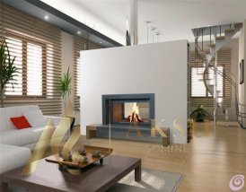 İki Yönü Açık Şömine Eliz 8005
