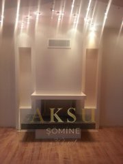 Üç Yönü Açık U Tipi Şömine Zümre 7125