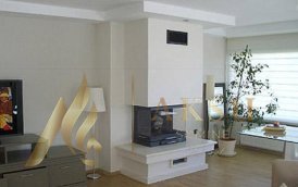 Üç Yönü Açık U Tipi Şömine Zümre 71273