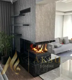 U Tipi (3 Yönü Açık) Şömine