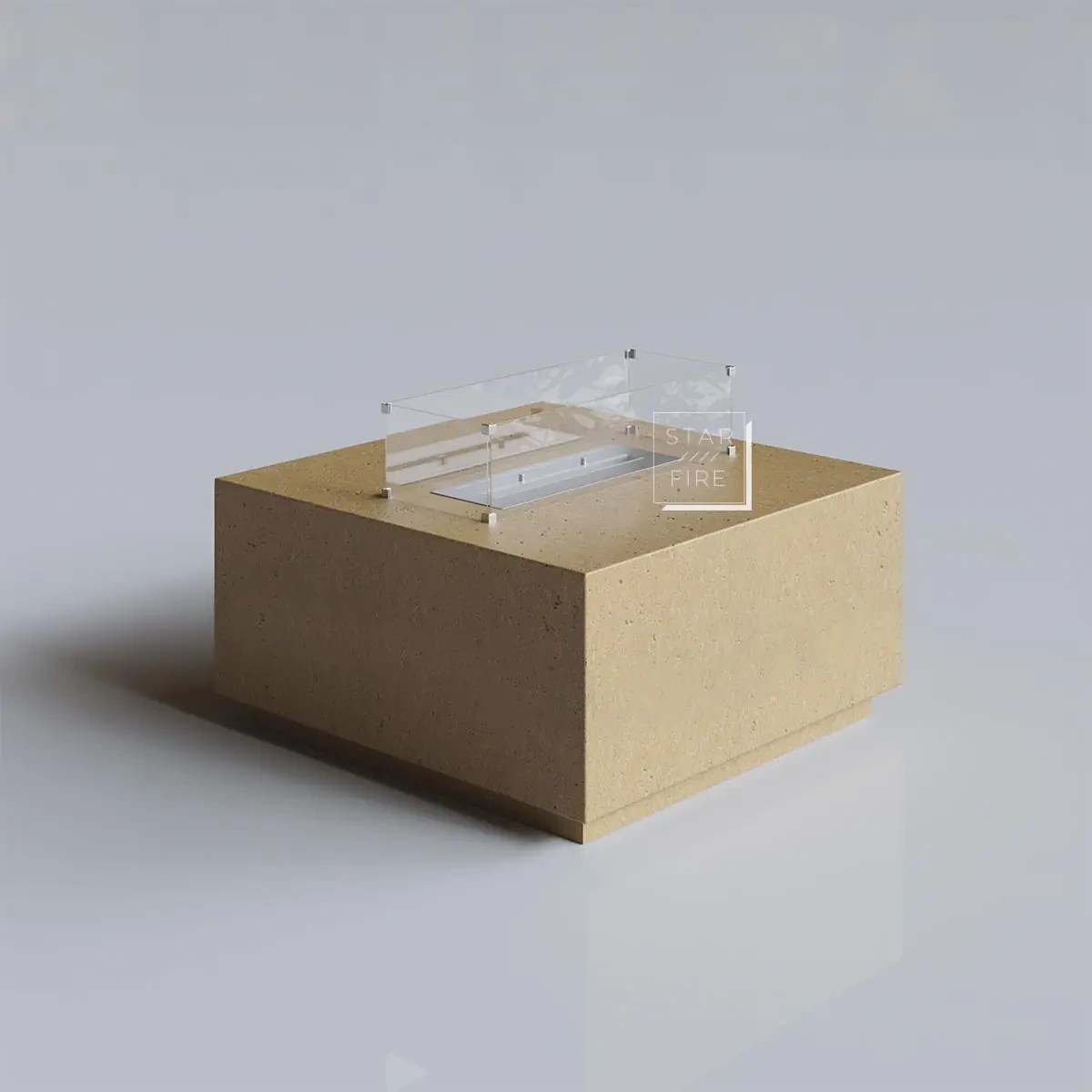 Cube Medium Sarı Bioethanol Şömine AKS2672 benzer ürün görseli