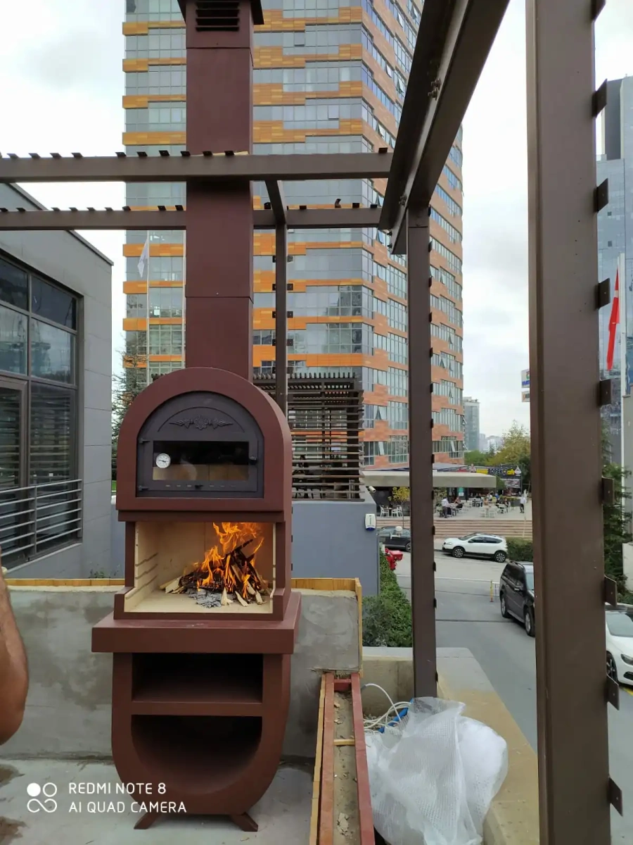 Dekoratif Metal Fırınlı Barbekü Modeli AKS0842 içerik kapak görseli