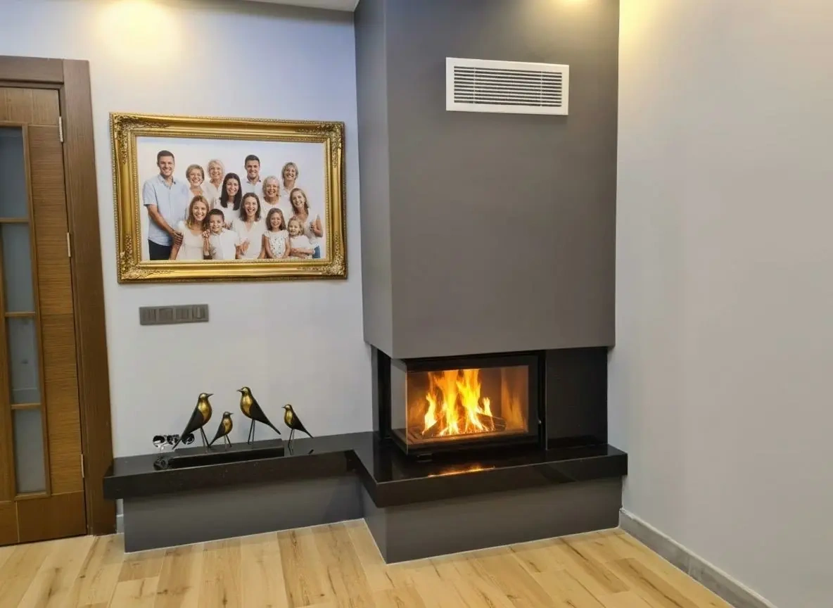 L Tipi Köşe Şömine AKS0144 benzer ürün görseli