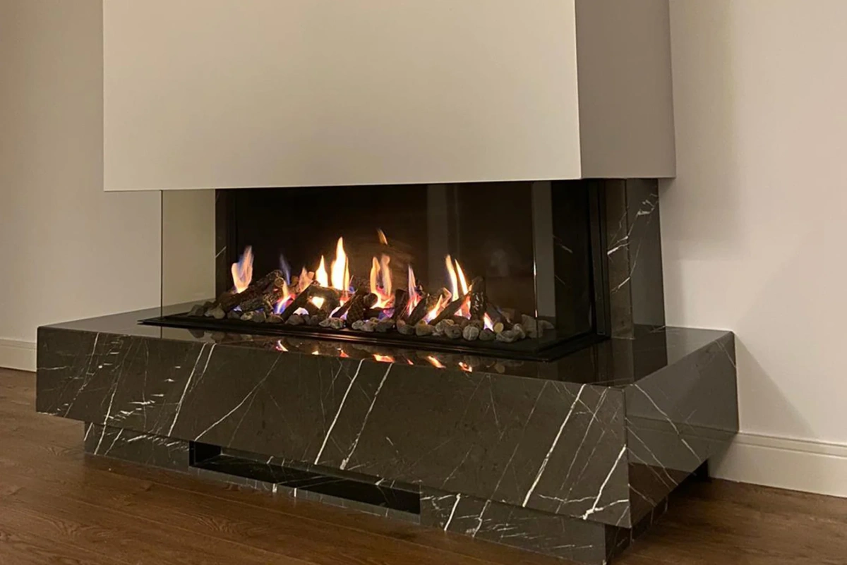 Modern Doğalgazlı Şömine AKS1001 içerik kapak görseli