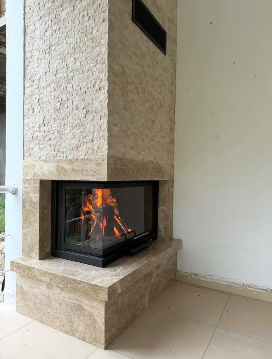 Modern L Tipi Köşe Şömine AKS0171 içerik kapak görseli
