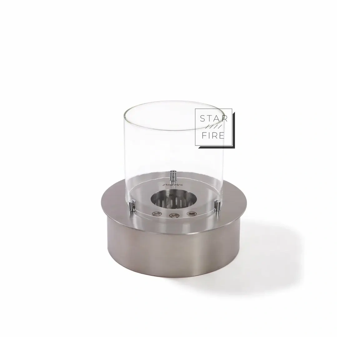 Yuvarlak Camlı Bioethanol 30 cm'lik Şömine Burner AKS2514 benzer ürün görseli