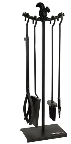 5 Li Metal Sincap Motif Kabartmalı Şömine -Soba Maşa Takımı AKS7226 içerik kapak görseli