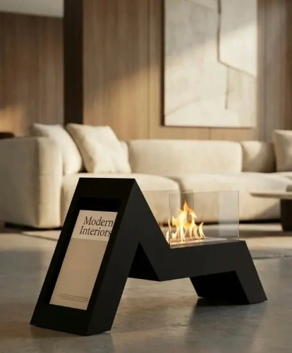 AngelFire Taşınabilir Bioethanol Şömine AKS2646 ürün küçük galeri görseli