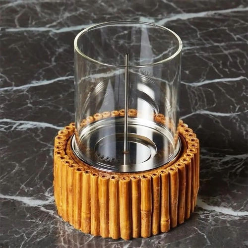 Bamboo Masa Üstü Bioethanol Şömine AKS1033 ürün küçük galeri görseli