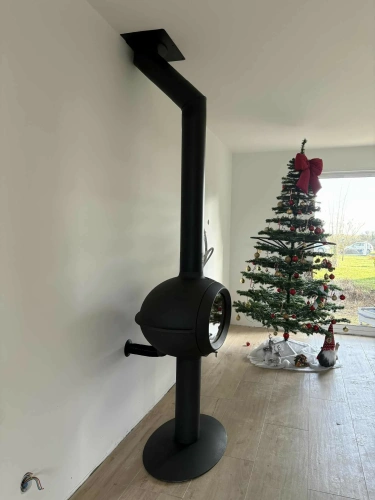 Brio Sur Pied Döküm Odun Sobası AKS8417 ürün küçük galeri görseli