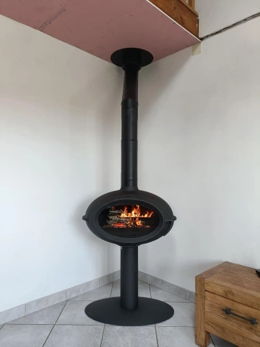 Brio Sur Pied Döküm Odun Sobası AKS8417 ürün küçük galeri görseli
