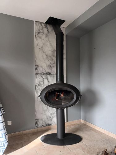 Brio Sur Pied Döküm Odun Sobası AKS8417 ürün küçük galeri görseli
