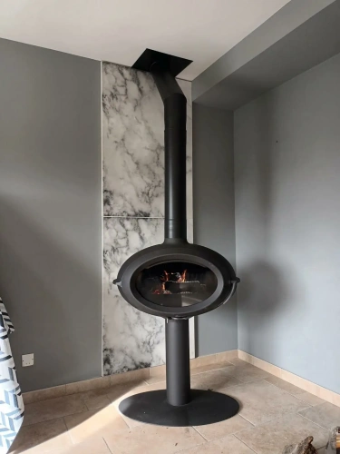 Brio Sur Pied Döküm Odun Sobası AKS8417 ürün küçük galeri görseli