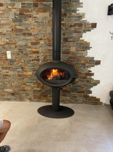 Brio Sur Pied Döküm Odun Sobası AKS8417 ürün küçük galeri görseli