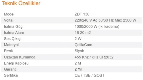 Çağdaş Elektrikli Şömine Modeli AKS1628 ürün küçük galeri görseli