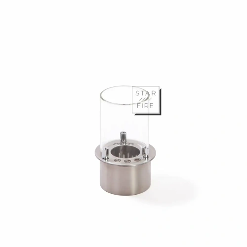 Camlı Yuvarlak 12 cm'lik Bioethanol Burner Şömine AKS2510 ürün küçük galeri görseli