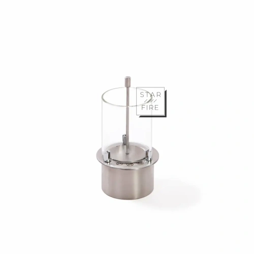 Camlı Yuvarlak 12 cm'lik Bioethanol Burner Şömine AKS2510 ürün küçük galeri görseli