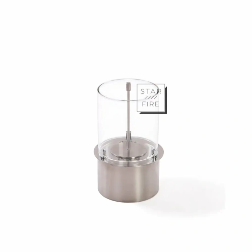 Camlı Yuvarlak Bioethanol 17,5 cm'lik Şömine Burner AKS2511 ürün küçük galeri görseli