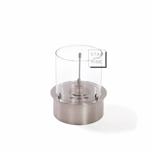 Camlı Yuvarlak Bioethanol 25 cm'lik Şömine Burner AKS2513 ürün küçük galeri görseli
