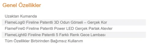 Elektrikli Şömine SPARK ECO 100 ürün küçük galeri görseli