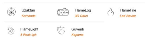 Elektrikli Şömine SPARK ECO 100 ürün küçük galeri görseli