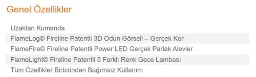Elektrikli Şömine SPARK ECO 130 ürün küçük galeri görseli