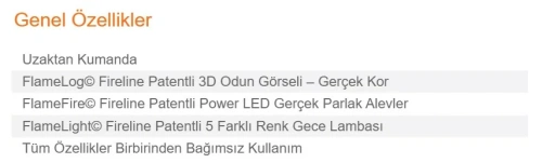 Elektrikli Şömine SPARK ECO 130 ürün küçük galeri görseli