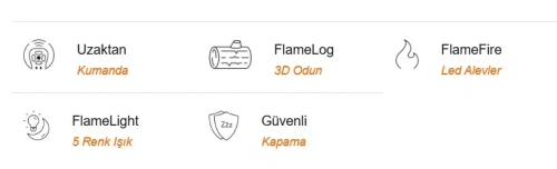 Elektrikli Şömine SPARK ECO 155 ürün küçük galeri görseli