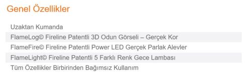 Elektrikli Şömine SPARK ECO 180 ürün küçük galeri görseli