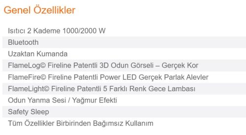 Elektrikli Şömine Tasarımı AKS1623 ürün küçük galeri görseli