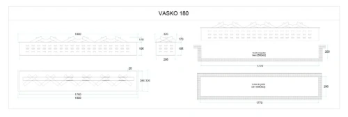 Elektrikli Şömine VASKO 180 ürün küçük galeri görseli