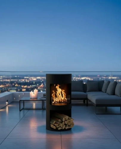 Ember CaskFire Taşınabilir Bioethanol Şömine AKS2648 ürün küçük galeri görseli