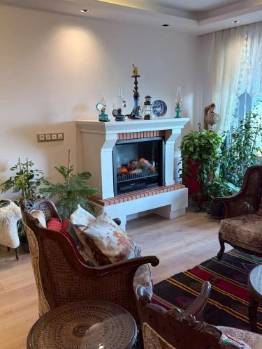 Ev içi Modern Elektrikli Şömine AKS1641 ürün küçük galeri görseli