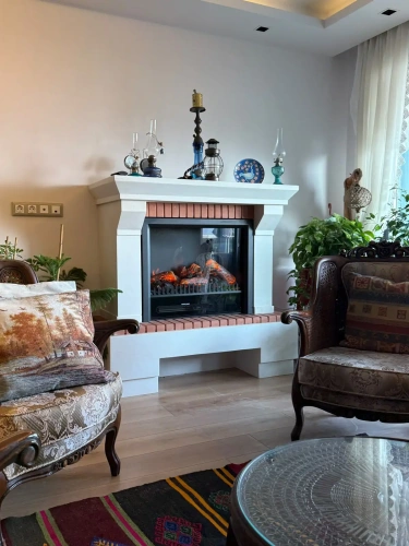 Ev içi Modern Elektrikli Şömine AKS1641 ürün küçük galeri görseli