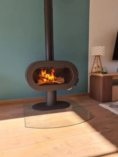 Fifty On Pedestal Döküm Odun Sobası AKS8455 ürün küçük galeri görseli