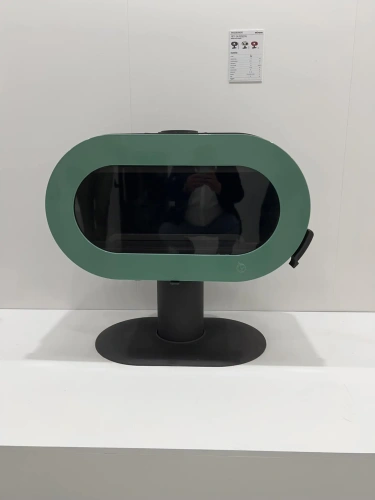 Fifty On Pedestal Mint Yeşili Döküm Odun Sobası AKS8458 ürün küçük galeri görseli