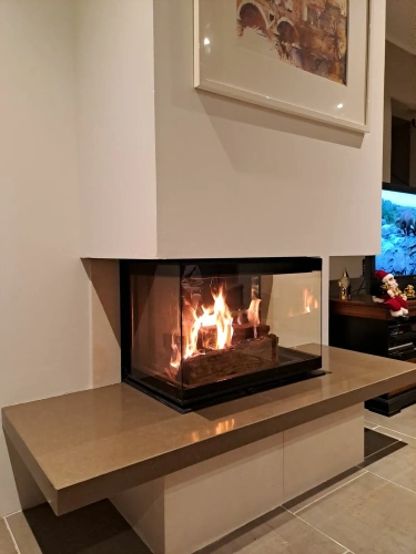 Gerçek Odunlu U Tipi Şömine AKS0229 ürün küçük galeri görseli