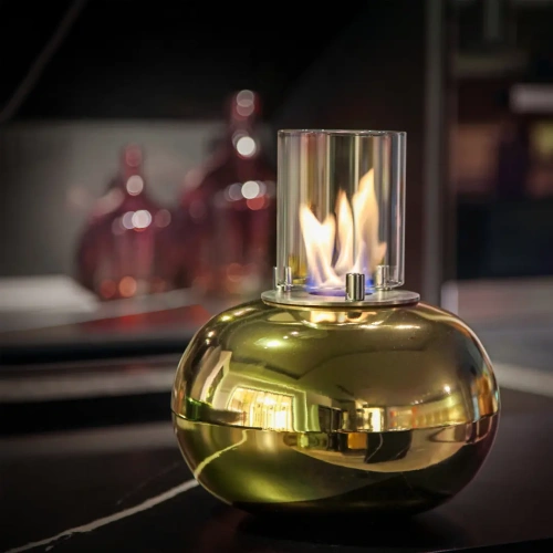 Gold Silver Masa Üstü Bioethanol Şömine AKS1031 ürün küçük galeri görseli