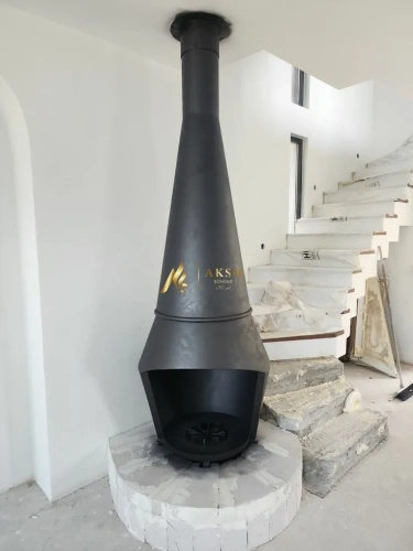 Konik Odunlu Şömine Modeli AKS0088 ürün küçük galeri görseli
