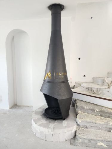 Konik Odunlu Şömine Modeli AKS0088 ürün küçük galeri görseli