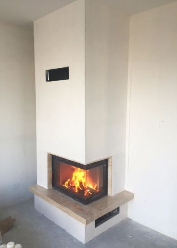 L Tipi Köşe Şömine AKS0145 ürün küçük galeri görseli