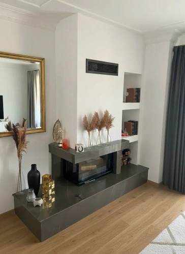 L Tipi Köşe Şömine AKS0162 ürün küçük galeri görseli