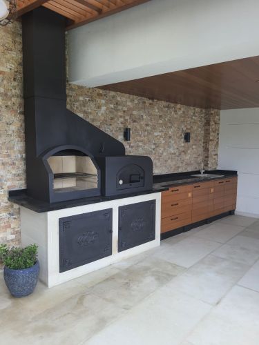Metal Fırınlı Barbekü Modeli AKS0836 ürün küçük galeri görseli