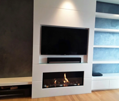 Minimalist Bacasız Şömine Modeli AKS1526 ürün küçük galeri görseli