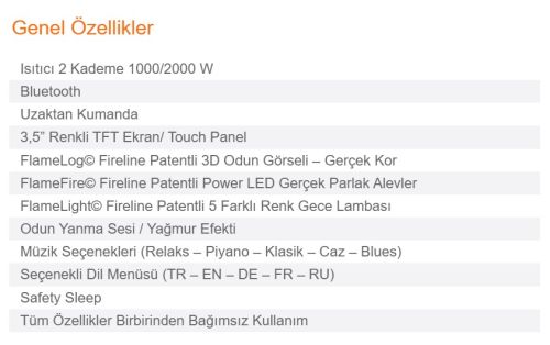 Minimalist Elektrikli Şömine Modeli AKS1627 ürün küçük galeri görseli