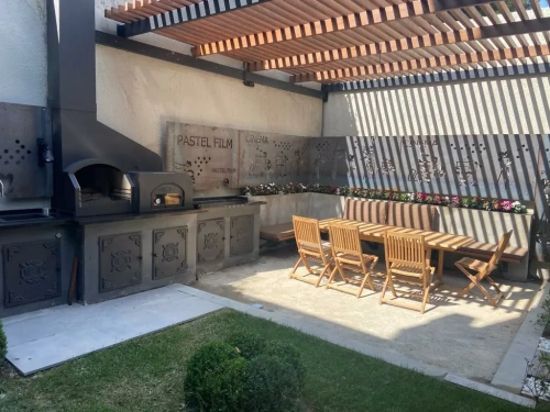 Modern Metal Fırınlı Barbekü Modeli AKS0834 ürün küçük galeri görseli